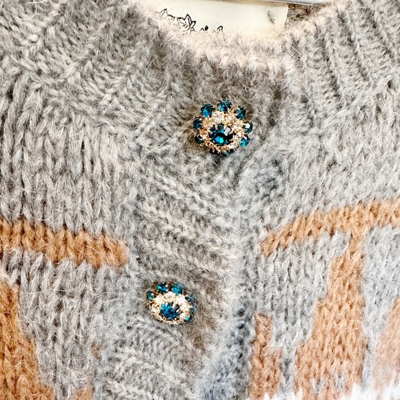 Pink Memories Fair Isle Cardigan - Picture 2 of 2